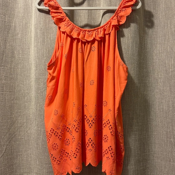 Torrid | Challis Embroidered Cold Shoulder Top NWT | Size 1 - Picture 4 of 13